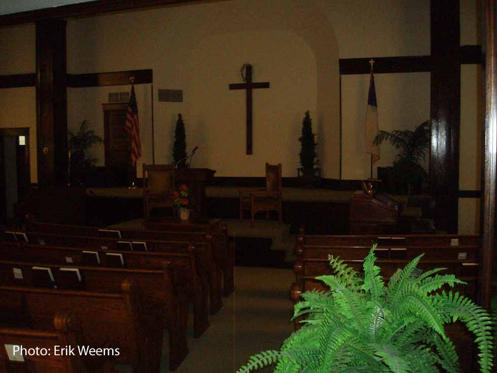 Interior Penn Memorial Church