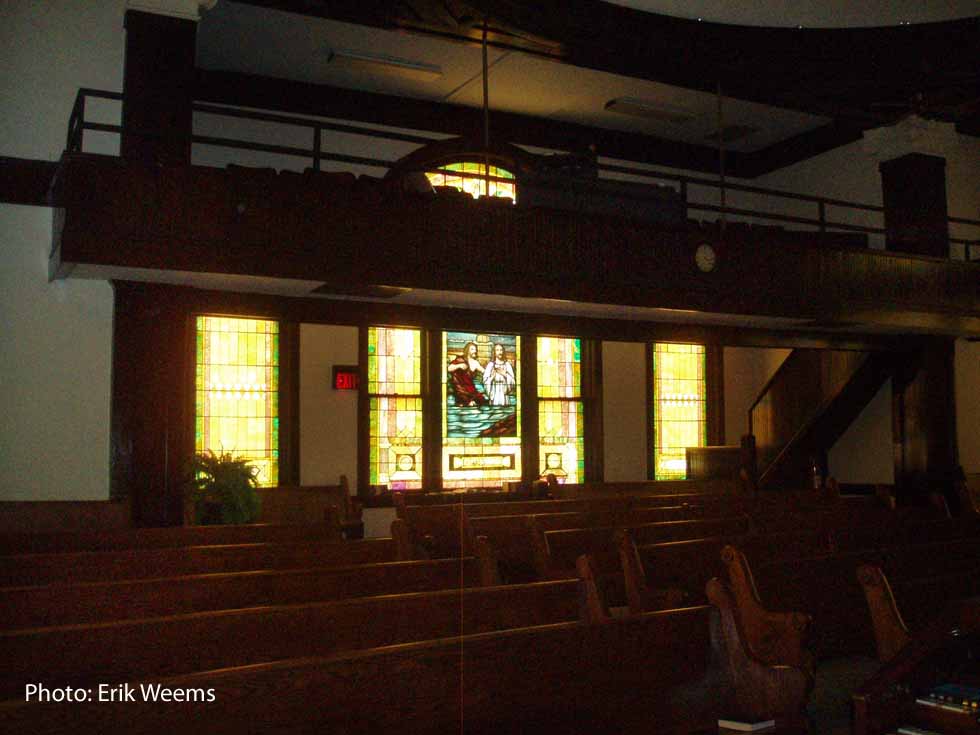Interior Penn Memorial Church